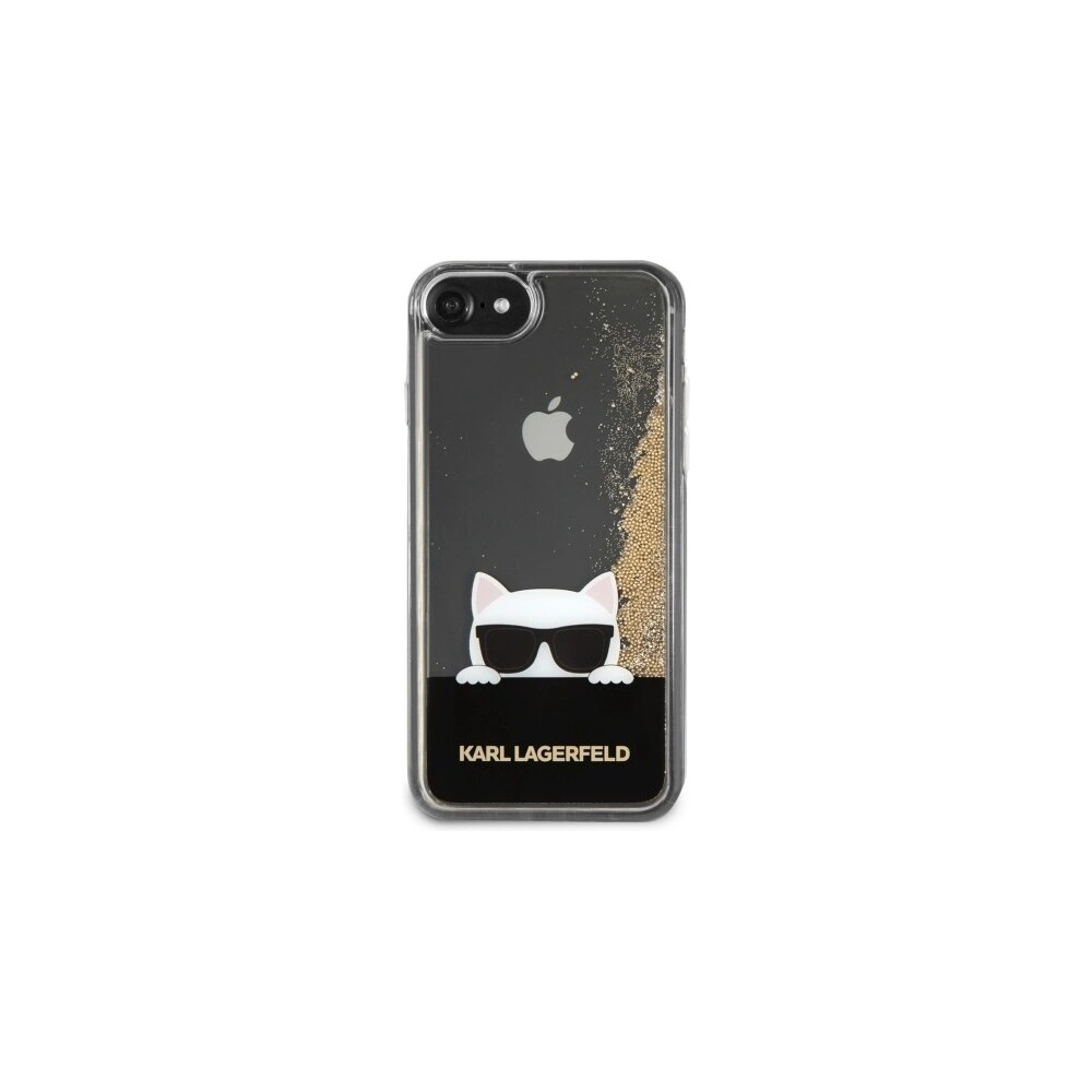 Hurtownia GSM - Karl Lagerfeld KLHCI8CHPEEGO Apple iPhone SE 2022/SE 2020/8/7 gold/złoty hard case Liquid Glitter - KLD066GLD - {ean13} - Hurt