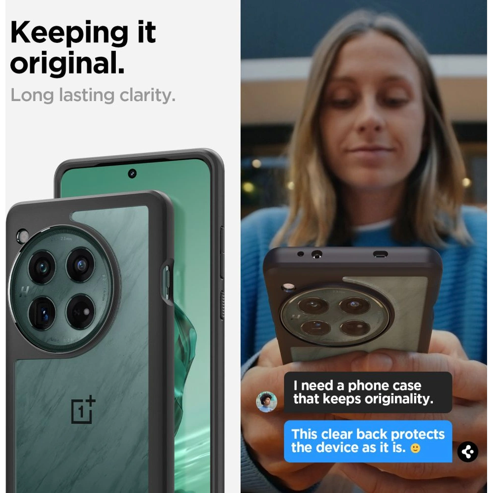 Hurtownia GSM - Etui Spigen Ultra Hybrid OnePlus 12 Matná Černá - SPN3339 - {ean13} - Hurt