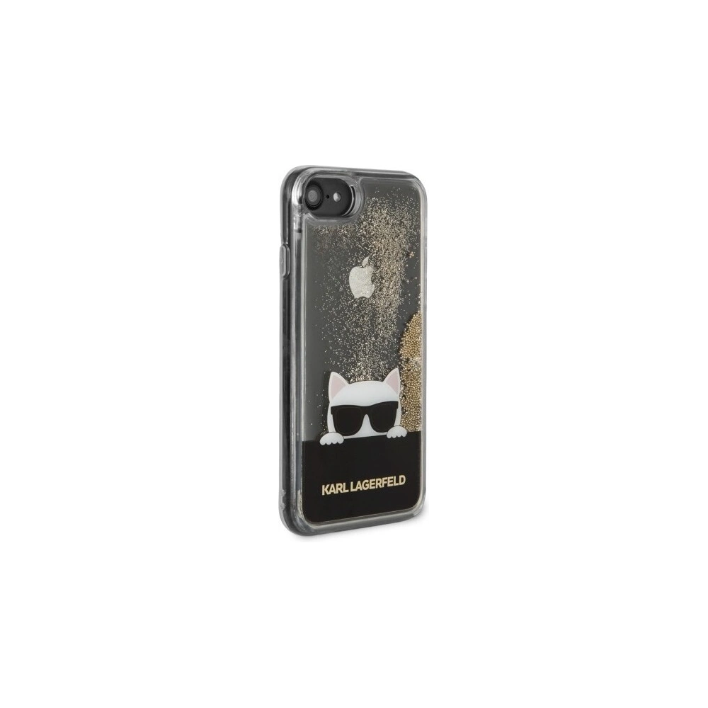 Hurtownia GSM - Karl Lagerfeld KLHCI8CHPEEGO Apple iPhone SE 2022/SE 2020/8/7 gold/złoty hard case Liquid Glitter - KLD066GLD - {ean13} - Hurt