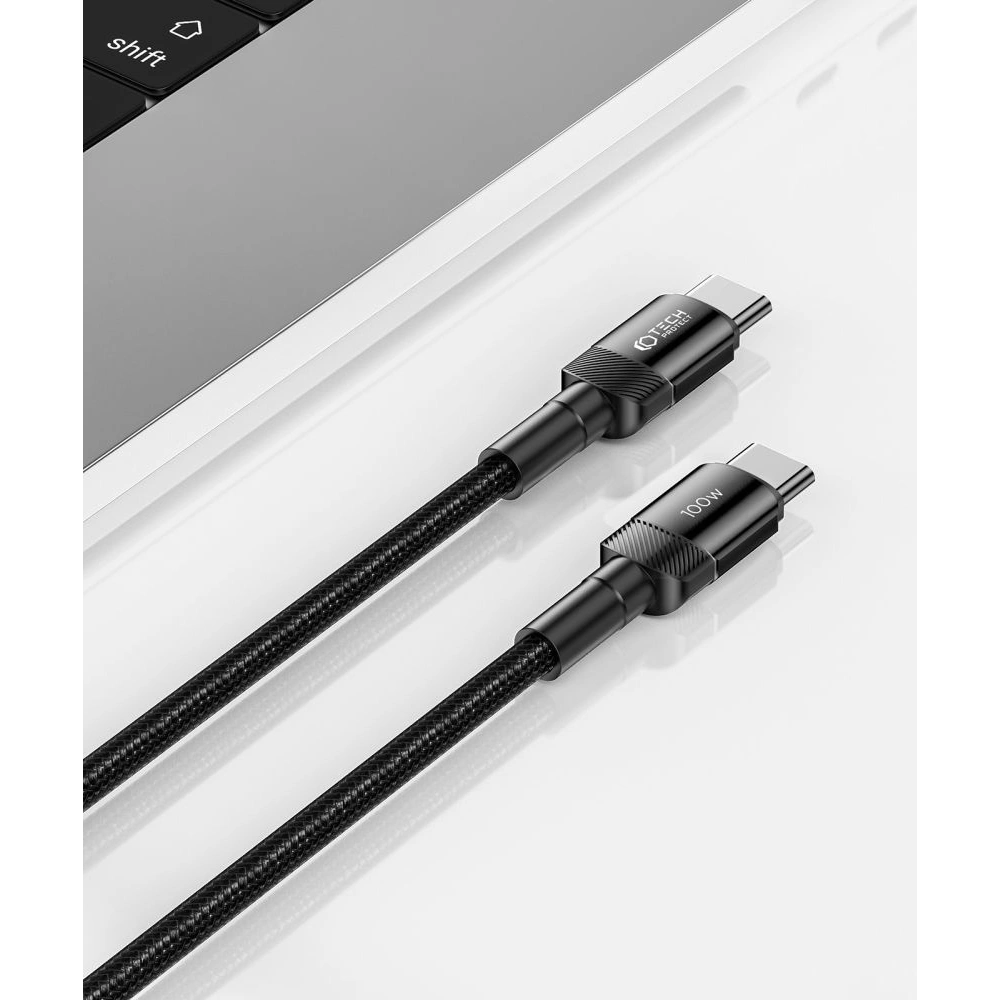 Hurtownia GSM - Kabel Tech-Protect Ultraboost Evo USB-C / USB-C PD 100W 5A 100cm Černý - THP2594 - {ean13} - Hurt