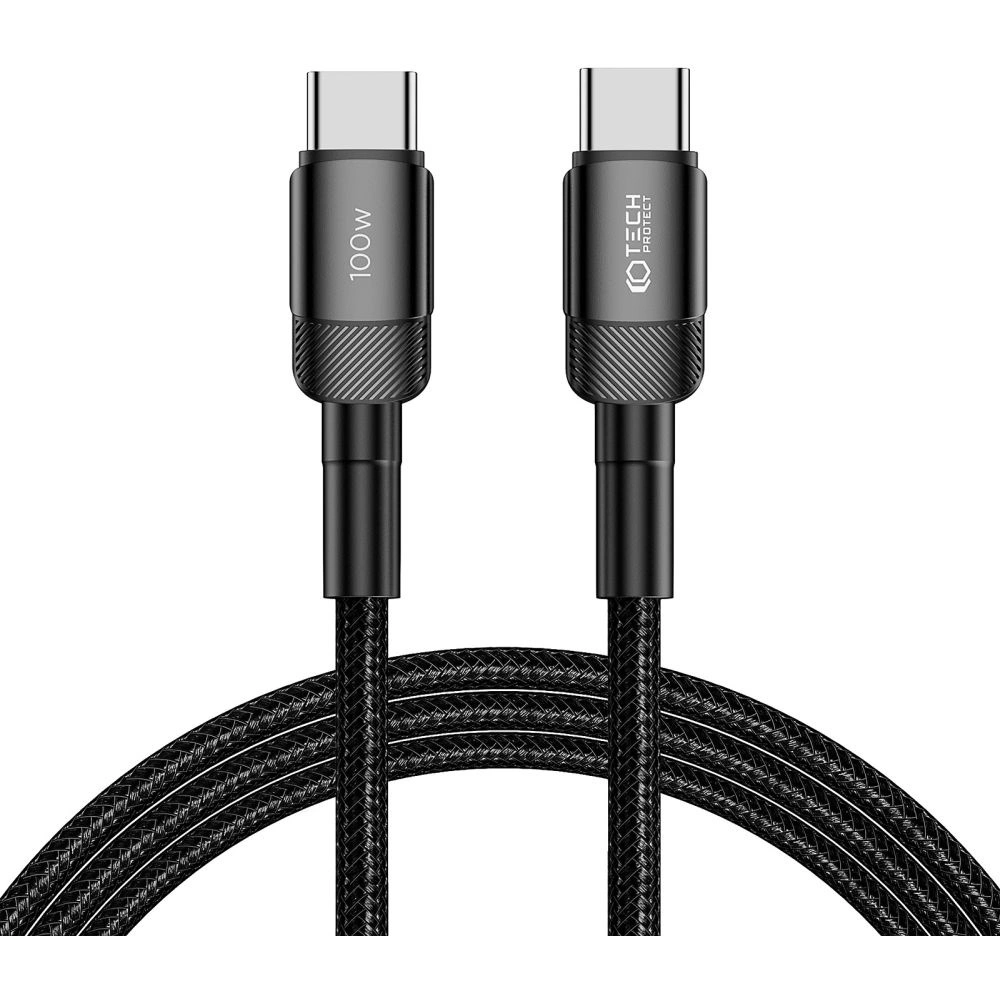 Hurtownia GSM - Kábel Tech-Protect ultraboost Evo USB-C / USB-C PD 100W 5A 200cm Fekete - THP2595 - {ean13} - Hurt