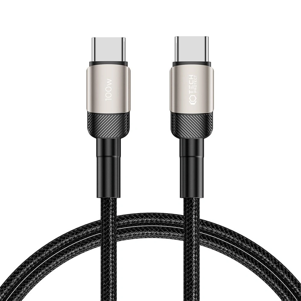 Hurtownia GSM - Cablu Tech-Protect Ultraboost Evo USB-C / USB-C PD 100W 5A 100cm Titanium - THP2598 - {ean13} - Hurt