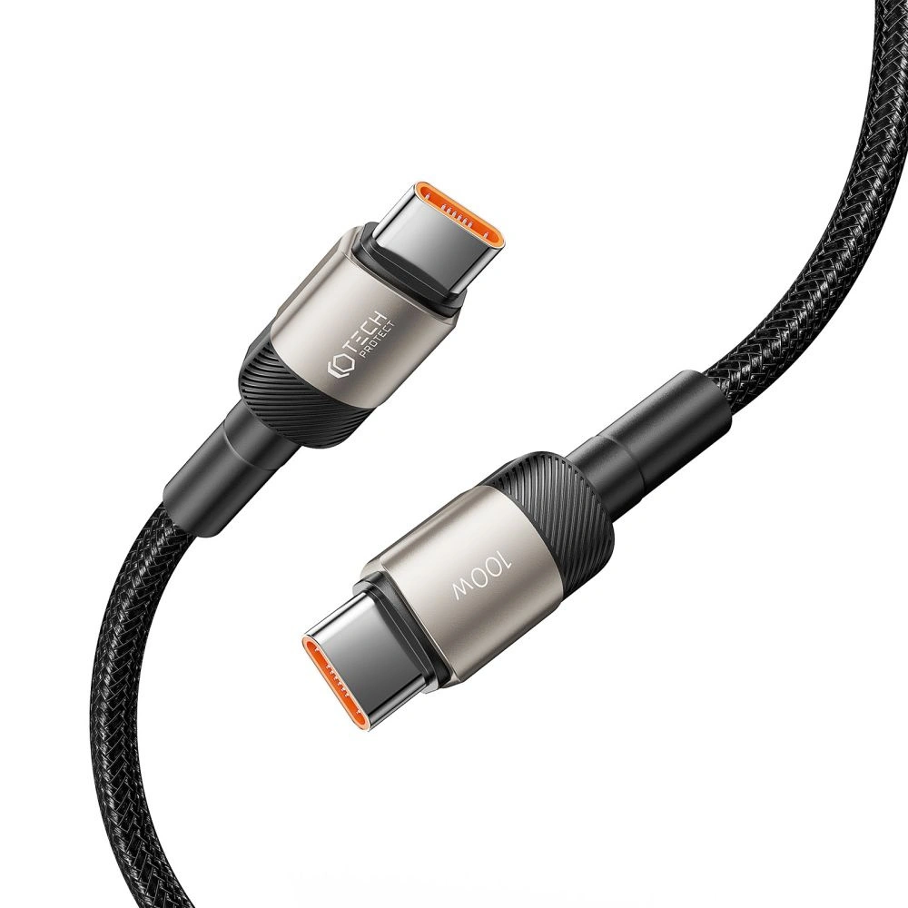 Hurtownia GSM - Kabel Tech-Protect Ultraboost Evo USB-C / USB-C PD 100W 5A 200cm Titan - THP2599 - {ean13} - Hurt