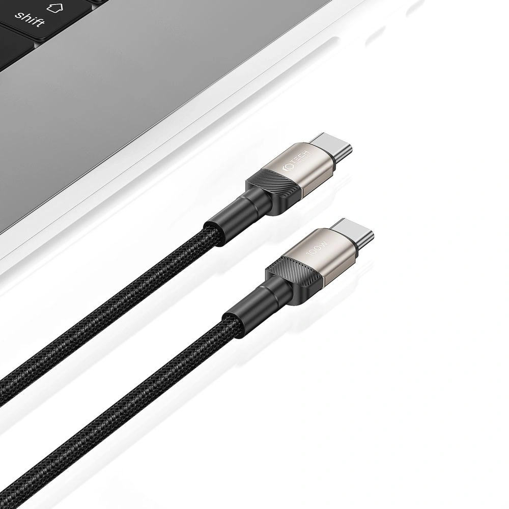 Hurtownia GSM - Kabel Tech-Protect Ultraboost Evo USB-C / USB-C PD 100W 5A 200cm Titan - THP2599 - {ean13} - Hurt
