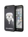 Karl Lagerfeld KLHCI8DLHBK Apple iPhone SE 2022/SE 2020/8/7 czarny/black Iconic Glitter Karl`s Head