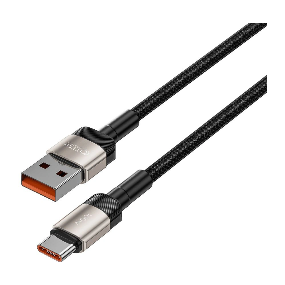 Hurtownia GSM - Kabel Tech-Protect Ultraboost Evo USB-A / USB-C 100W 5A 200cm Titan - THP2605 - {ean13} - Hurt