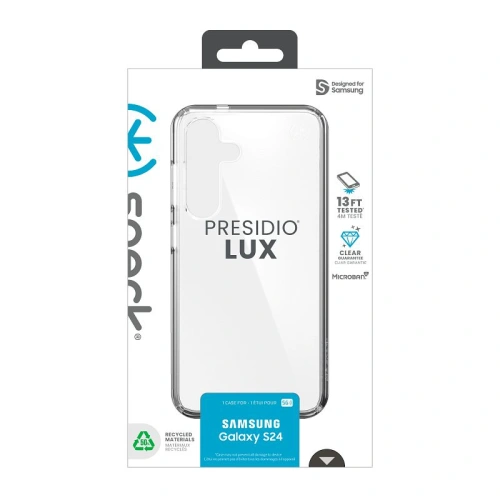 Etui Speck Presidio Perfect-Clear Samsung Galaxy S24 clear/clear