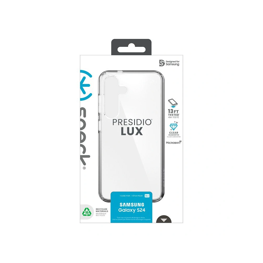 Hurtownia GSM - Etui Speck Presidio Perfect-Clear Samsung Galaxy S24 čiré/čiré - SPK587 - {ean13} - Hurt