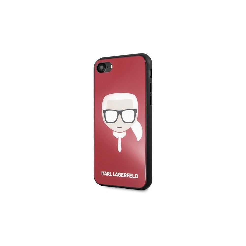 Hurtownia GSM - Karl Lagerfeld KLHCI8DLHRE Apple iPhone SE 2022/SE 2020/8/7 czerwony/red Iconic Glitter Karl`s Head - KLD068RED - {ean13} - Hurt