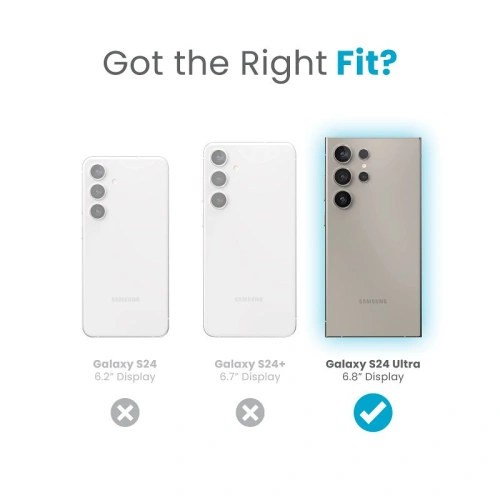 Etui Speck Presidio2 Grip Samsung Galaxy S24 Ultra black/slate grey/white