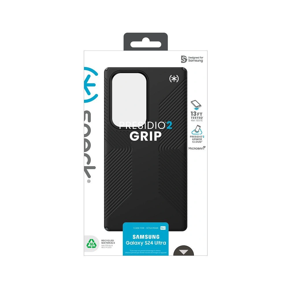 Hurtownia GSM - Etui Speck Presidio2 Grip Samsung Galaxy S24 Ultra fekete/ásvány szürke/fehér - SPK591 - {ean13} - Hurt