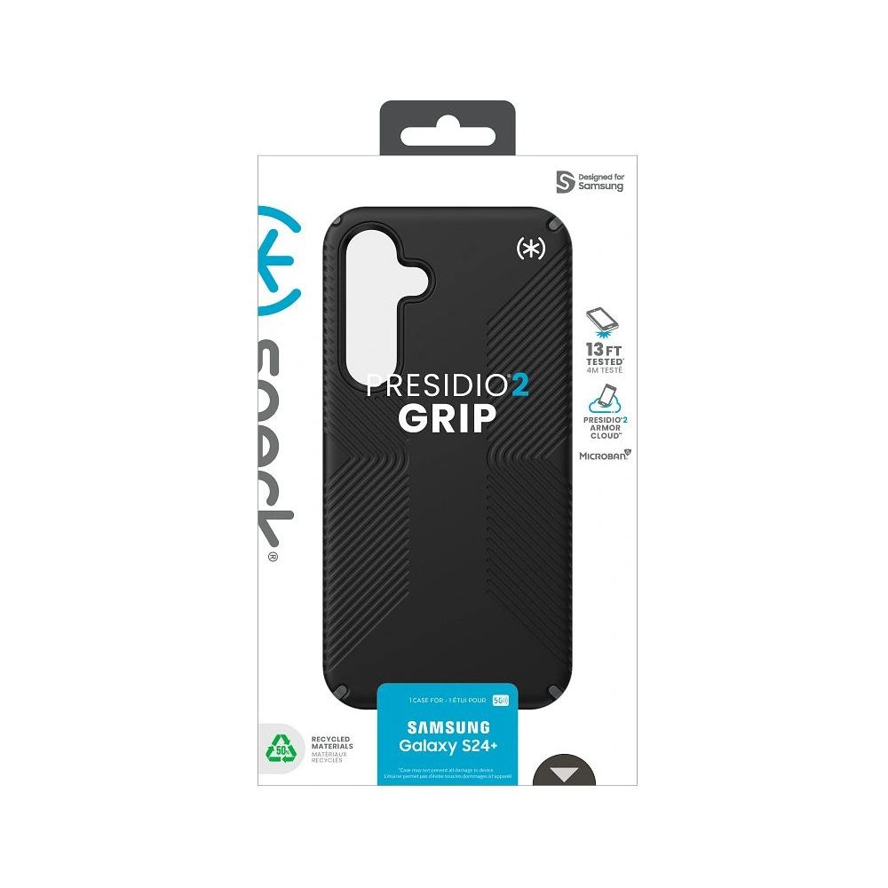 Hurtownia GSM - Etui Speck Presidio2 Grip Samsung Galaxy S24+ Plus fekete/szénszürke/fehér - SPK592 - {ean13} - Hurt