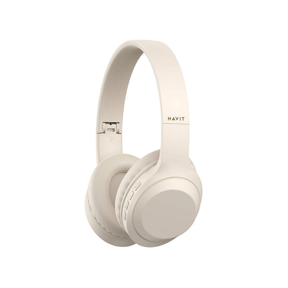 Hurtownia GSM - Sluchátka na uši Havit H628BT Bluetooth 5.1 béžové - HVT284 - {ean13} - Hurt