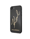 Hurtownia GSM - Karl Lagerfeld KLHCI8DLKSBK Apple iPhone SE 2022/SE 2020/8/7 schwarz/black Hartschale Signature Glitter - KLD069BLK - {ean13} - Hurt
