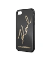 Hurtownia GSM - Karl Lagerfeld KLHCI8DLKSBK Apple iPhone SE 2022/SE 2020/8/7 schwarz/black Hartschale Signature Glitter - KLD069BLK - {ean13} - Hurt