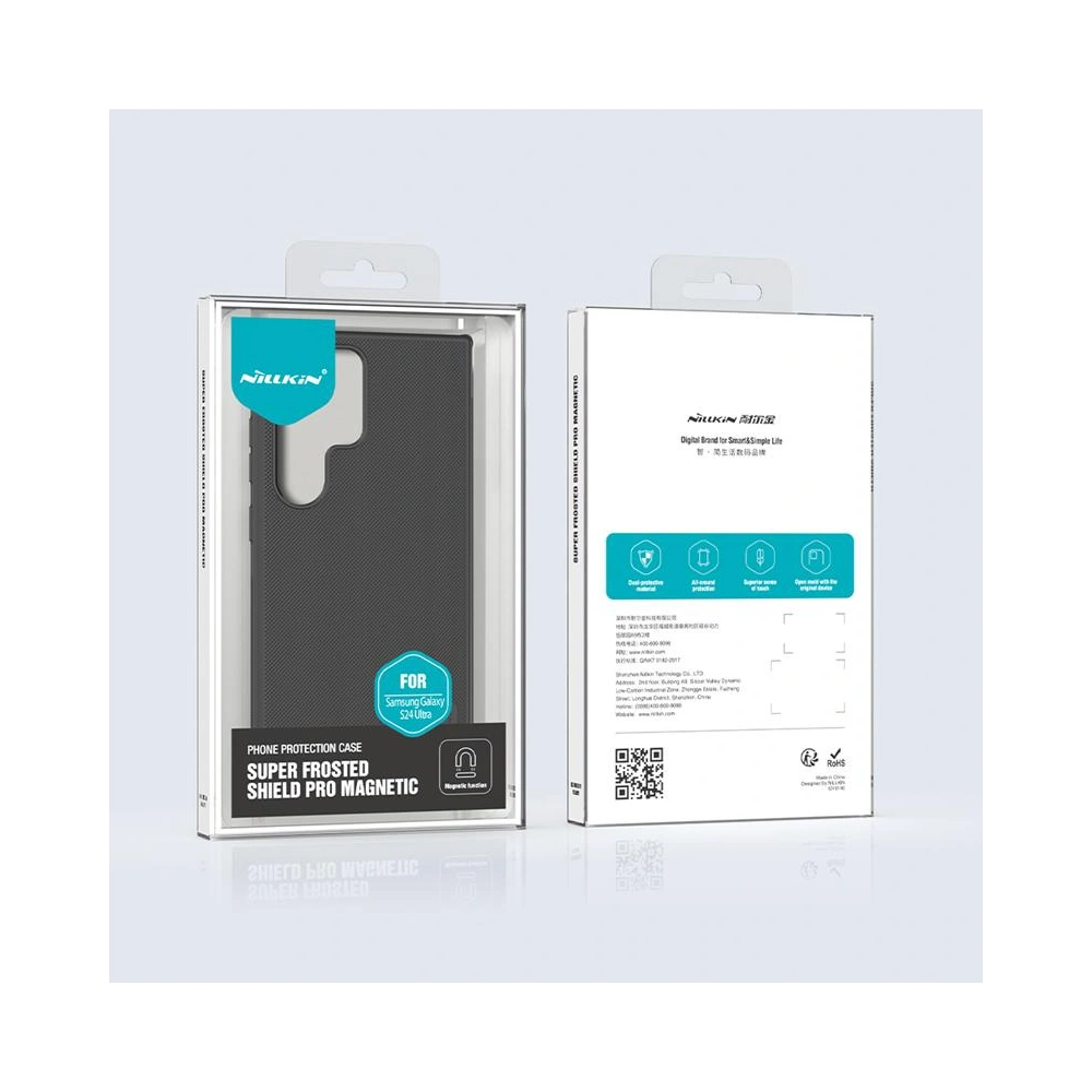 Hurtownia GSM - Etui Nillkin Super Shield Pro Magnetic Samsung Galaxy S24 Ultra verde/deep green - NLK1451 - {ean13} - Hurt