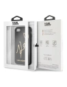 Karl Lagerfeld KLHCI8DLKSBK Apple iPhone SE 2022/SE 2020/8/7 black hard case Signature Glitter