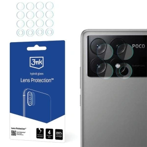 Hurtownia GSM - Szkło hybrydowe na obiektyw aparatu 3MK Lens Protect Poco X6 Pro 5G [4 PACK] - 3MK5627 - {ean13} - Hurt