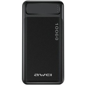 Hurtownia GSM - Powerbank AWEI P5K 2xUSB-A, 2xUSB-C 10000mAh 2.1A negru/black - AWEI174 - {ean13} - Hurt