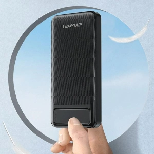 Hurtownia GSM - Powerbank AWEI P5K 2xUSB-A, 2xUSB-C 10000mAh 2.1A negru/black - AWEI174 - {ean13} - Hurt