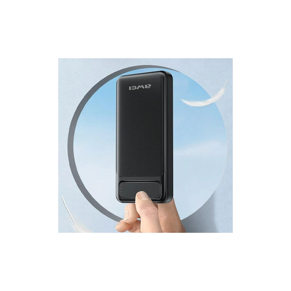 Hurtownia GSM - Powerbanka AWEI P5K 2xUSB-A, 2xUSB-C 10000mAh 2.1A černá/black - AWEI174 - {ean13} - Hurt