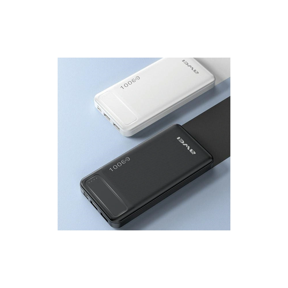 Hurtownia GSM - Powerbanka AWEI P5K 2xUSB-A, 2xUSB-C 10000mAh 2.1A černá/black - AWEI174 - {ean13} - Hurt
