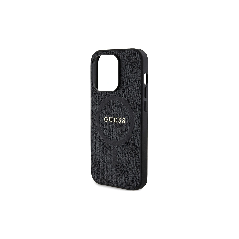 Hurtownia GSM - Etui Guess GUHMP15LG4GFRK Apple iPhone 15 Pro hardcase 4G Collection Leather Metal Logo MagSafe černá/black - GUE3229 - {ean13} - Hurt