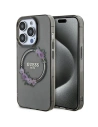 Hurtownia GSM - Etui Guess GUHMP15LHFWFCK Apple iPhone 15 Pro hardcase IML Flowers Wreatch MagSafe czarny/black - GUE3232 - {ean13} - Hurt