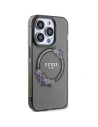 Hurtownia GSM - Etui Guess GUHMP15LHFWFCK Apple iPhone 15 Pro hardcase IML Flowers Wreatch MagSafe czarny/black - GUE3232 - {ean13} - Hurt