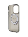 Hurtownia GSM - Etui Guess GUHMP15LHFWFCK Apple iPhone 15 Pro keménytok IML Virág Koszorú MagSafe fekete/black - GUE3232 - {ean13} - Hurt