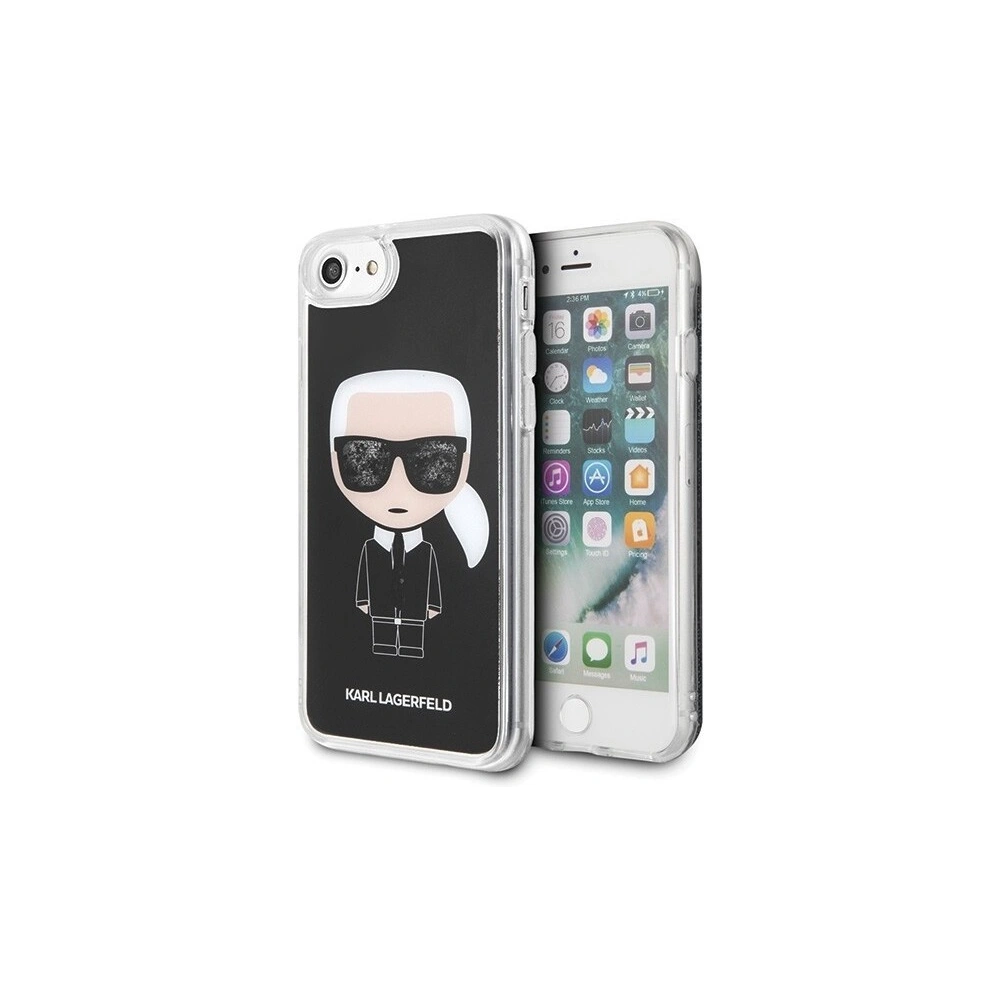 Hurtownia GSM - Karl Lagerfeld KLHCI8ICGBK Apple iPhone SE 2022/SE 2020/8/7 czarny/black Iconic Glitter - KLD071BLK - {ean13} - Hurt