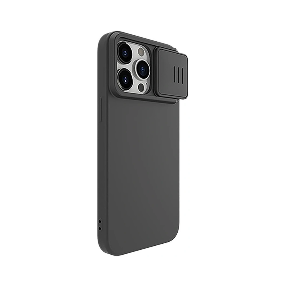 Hurtownia GSM - Etui Nillkin CamShield Silky Magnetic Silicon Apple iPhone 15 Pro černý/black - NLK1461 - {ean13} - Hurt
