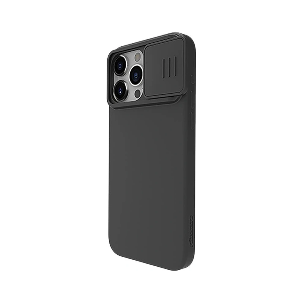 Hurtownia GSM - Etui Nillkin CamShield Silky Magnetic Silicon Apple iPhone 15 Pro černý/black - NLK1461 - {ean13} - Hurt