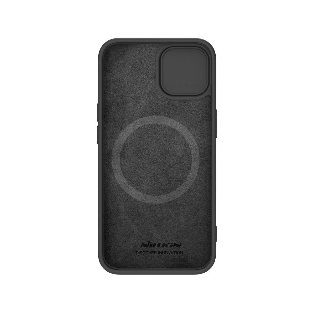 Hurtownia GSM - Etui Nillkin CamShield Silky Magnetic Silicon Apple iPhone 15 Plus / 14 Plus černý/black - NLK1462 - {ean13} - Hurt