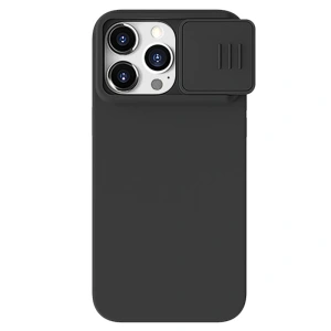 Hurtownia GSM - Etui Nillkin CamShield Silky Magnetic Silicon Apple iPhone 15 Pro Max černý/black - NLK1463 - {ean13} - Hurt