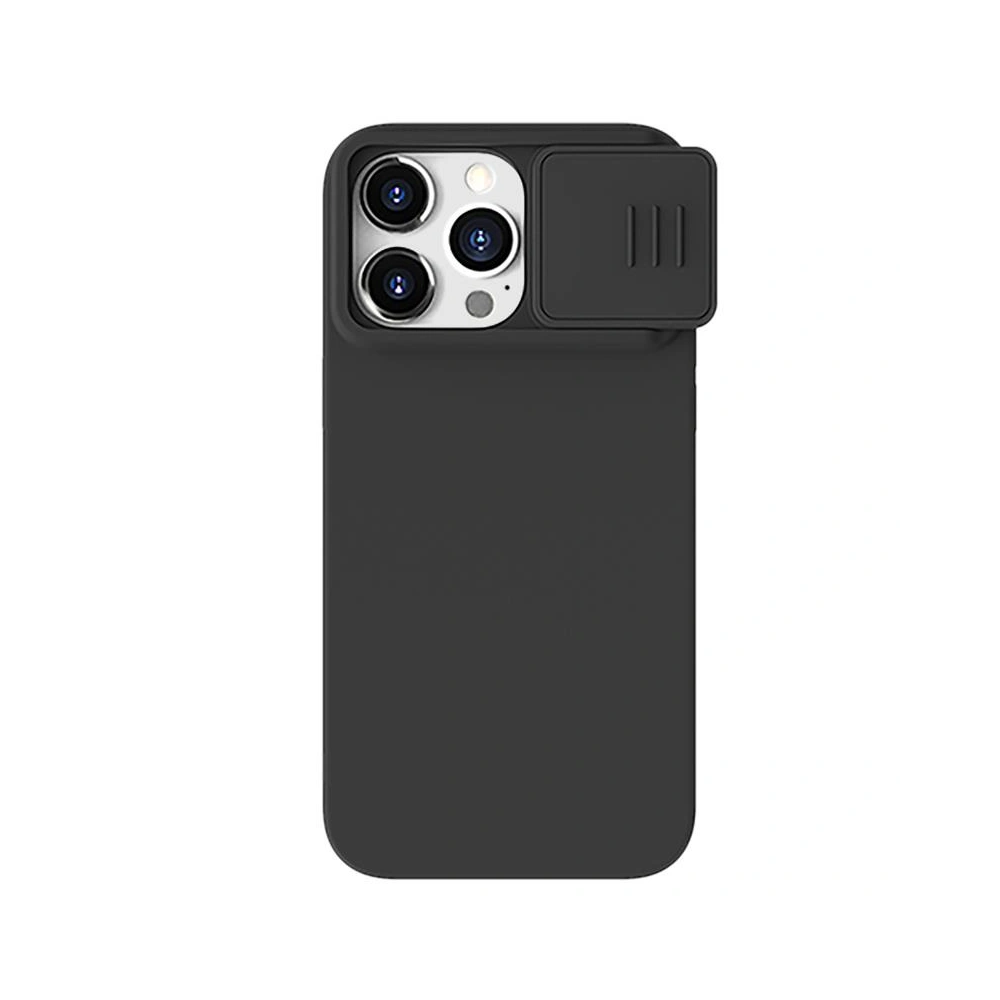 Hurtownia GSM - Case Nillkin CamShield Silky Magnetic Silicon Apple iPhone 15 Pro Max schwarz/black - NLK1463 - {ean13} - Hurt