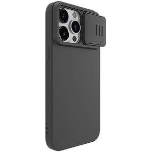 Hurtownia GSM - Etui Nillkin CamShield Silky Magnetic Silicon Apple iPhone 15 Pro Max černý/black - NLK1463 - {ean13} - Hurt