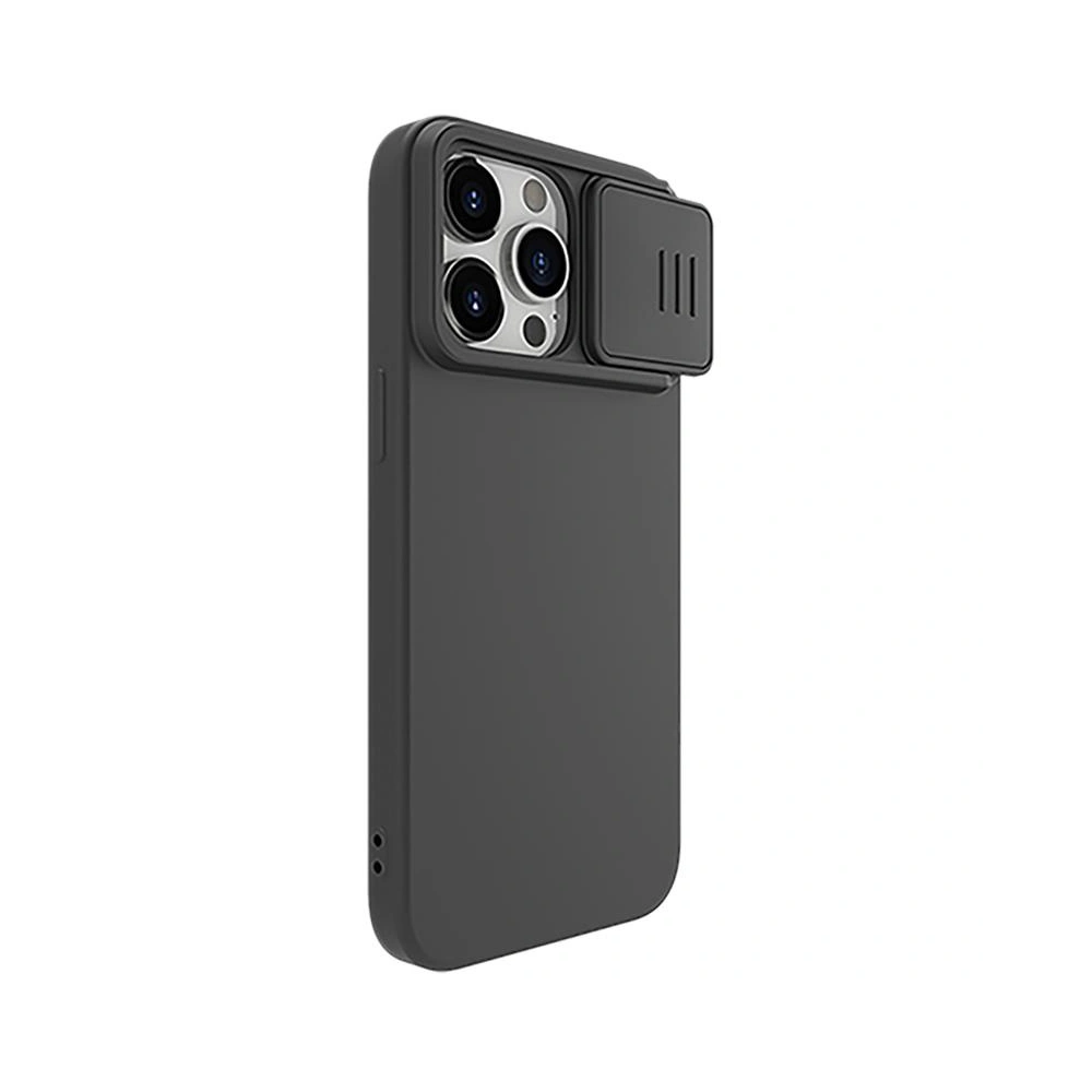 Hurtownia GSM - Case Nillkin CamShield Silky Magnetic Silicon Apple iPhone 15 Pro Max schwarz/black - NLK1463 - {ean13} - Hurt