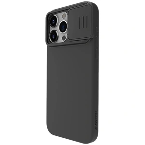 Hurtownia GSM - Etui Nillkin CamShield Silky Magnetic Silicon Apple iPhone 15 Pro Max černý/black - NLK1463 - {ean13} - Hurt