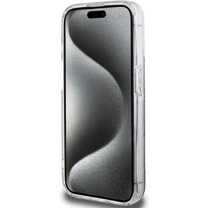 Etui Guess GUHMP15LHGCUSTGK Apple iPhone 15 Pro hardcase IML GCube MagSafe fekete/black