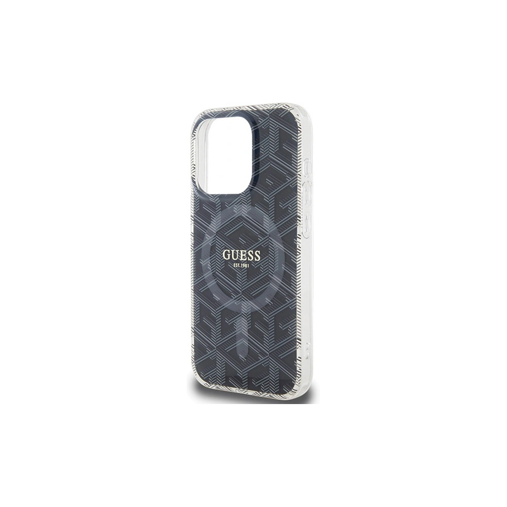 Hurtownia GSM - Case Guess GUHMP15LHGCUSTGK Apple iPhone 15 Pro Hardcase IML GCube MagSafe schwarz/black - GUE3234 - {ean13} - Hurt