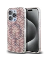Etui Guess GUHMP15LHGCUSTGP Apple iPhone 15 Pro hardcase IML GCube MagSafe różowy/pink