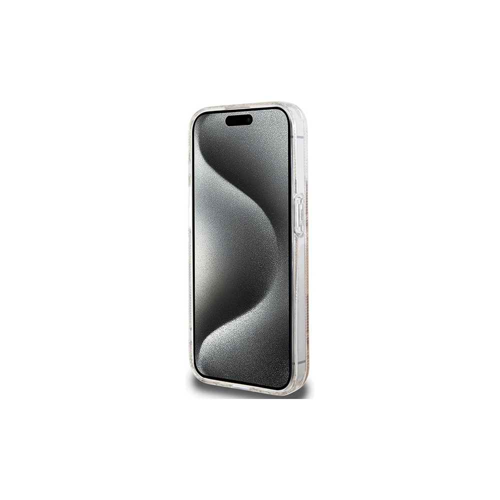 Hurtownia GSM - Etui Guess GUHMP15LHGCUSTGW Apple iPhone 15 Pro hardcase IML GCube MagSafe maro/brown - GUE3236 - {ean13} - Hurt