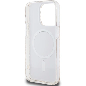 Etui Guess GUHMP15LHGCUSTGW Apple iPhone 15 Pro kemény tok IML GCube MagSafe barna/brown
