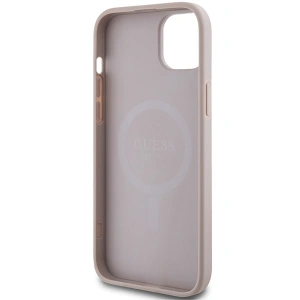 Hurtownia GSM - Etui Guess GUHMP15MG4GFRP Apple iPhone 15 Plus / 14 Plus hardcase 4G Collection Leather Metal Logo MagSafe růžový/pink - GUE3239 - {ean13} - Hurt