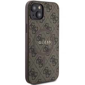 Hurtownia GSM - Etui Guess GUHMP15MG4GFRW Apple iPhone 15 Plus / 14 Plus hardcase 4G Collection Leather Metal Logo MagSafe hnědý/brown - GUE3240 - {ean13} - Hurt