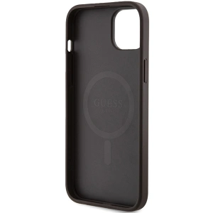 Wholesale Guess GUHMP15MG4GFRW Apple iPhone 15 Plus / 14 Plus hardcase 4G Collection Leather Metal Logo MagSafe brown - GUE3240 - {ean13} - Hurt