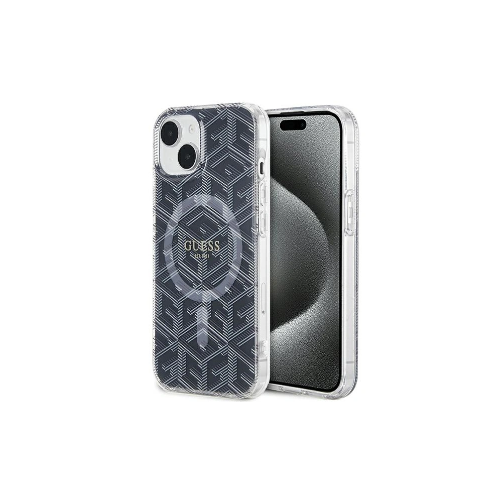 Hurtownia GSM - Etui Guess GUHMP15MHGCUSTGK Apple iPhone 15 Plus / 14 Plus hardcase IML GCube MagSafe černý/black - GUE3241 - {ean13} - Hurt