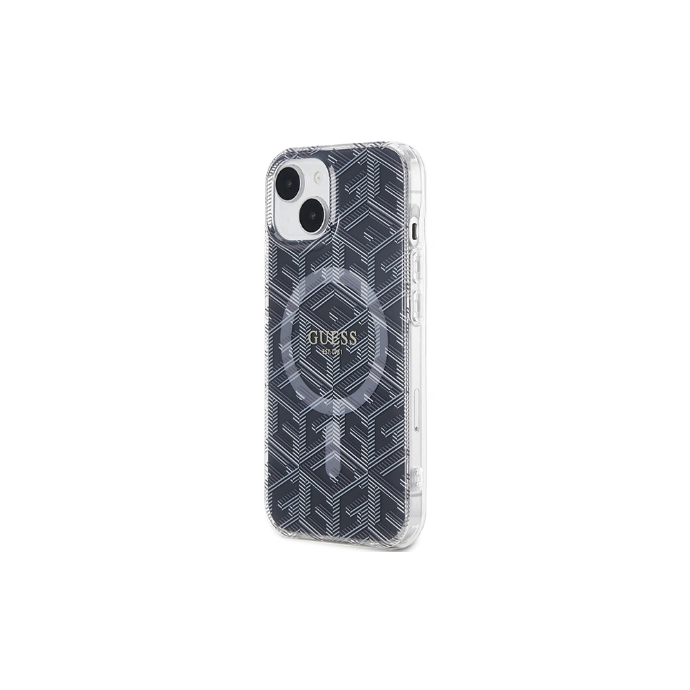 Hurtownia GSM - Etui Guess GUHMP15MHGCUSTGK Apple iPhone 15 Plus / 14 Plus hardcase IML GCube MagSafe negru/black - GUE3241 - {ean13} - Hurt