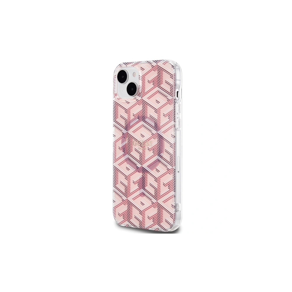 Hurtownia GSM - Etui Guess GUHMP15MHGCUSTGP Apple iPhone 15 Plus / 14 Plus hardcase IML GCube MagSafe roz/pink - GUE3242 - {ean13} - Hurt